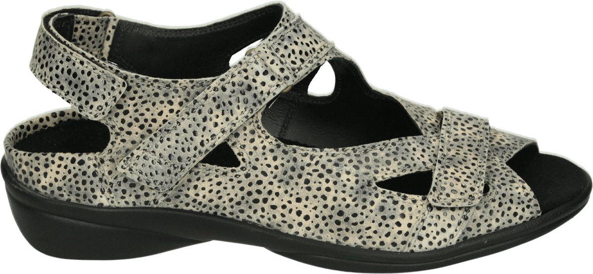 Durea 7258 G - Platte sandalenDames Sandalen - Kleur: Bruin - Maat: 41
