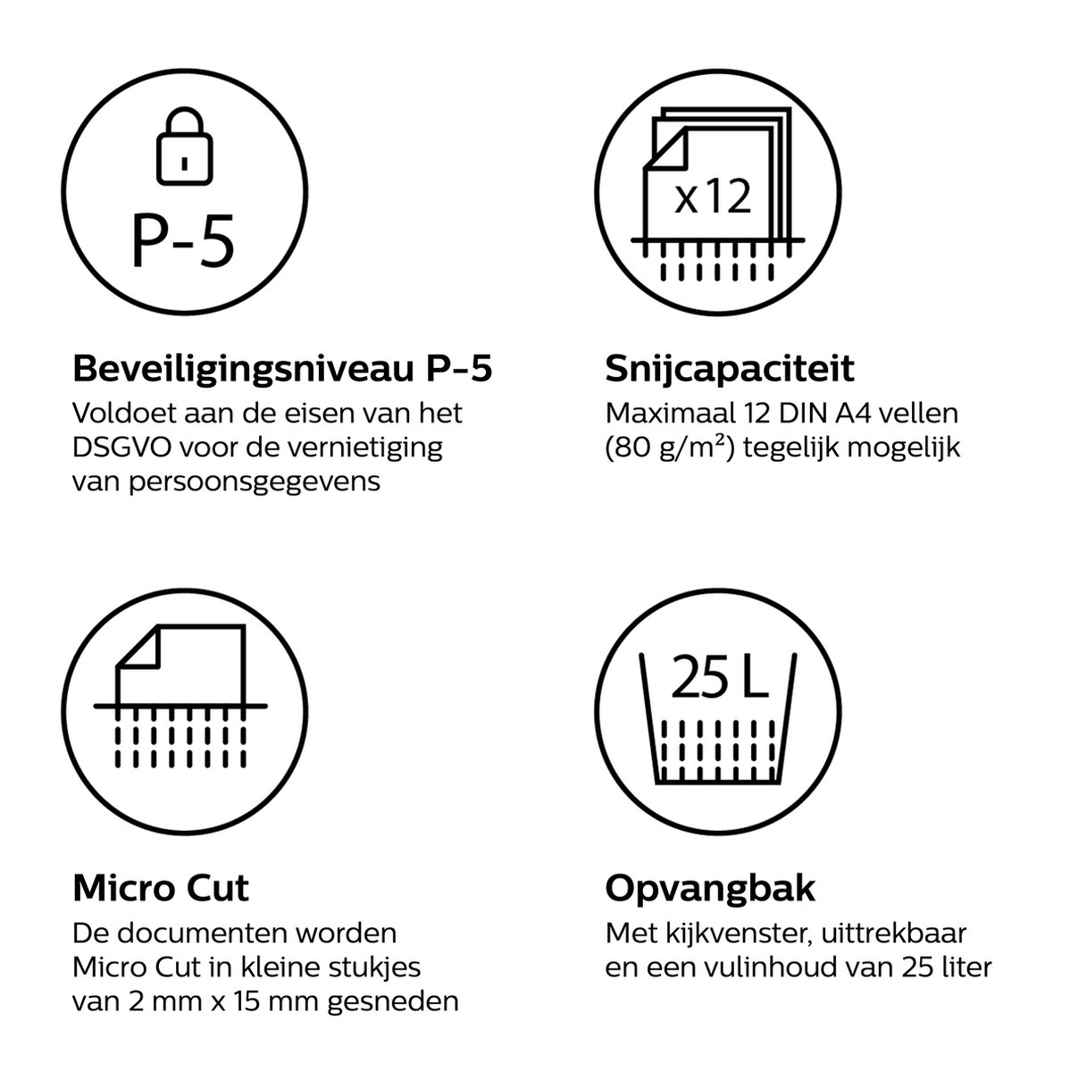 HP OneShred 12MC - Papierversnipperaar Micro Cut 25L thumbnail 6