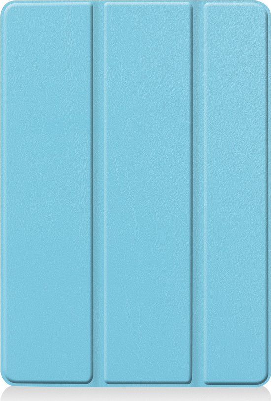 iPad 10.2 2021 Cover Book Case Cover - iPad 10.2 2021 Cover Hard Cover Case Cover - Bleu clair