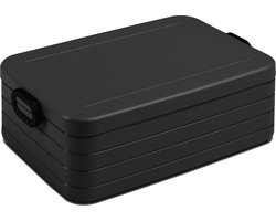 Mepal – Lunchbox Take a Break XL – Geschikt voor 12 boterhammen – Nordic black – Lunchbox voor volwassenen