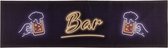 Tapis de bar - Chemin de bar - Bar & bière - 89x25cm