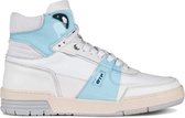 Off The Pitch Basketta Hi Glass Sneakers Wit/Blauw - Maat: 43