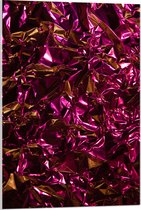Acrylglas - Foto van Patroon met Roze Folie - 60x90 cm Foto op Acrylglas (Wanddecoratie op Acrylaat)