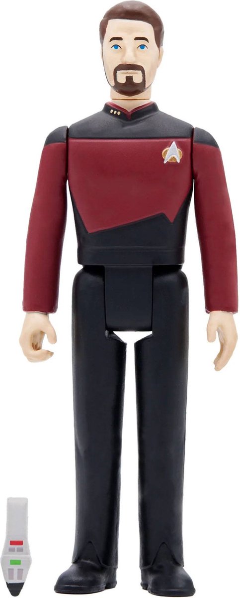 Commander Riker - Star Trek: The Next Generation ReAction Action Figure ...