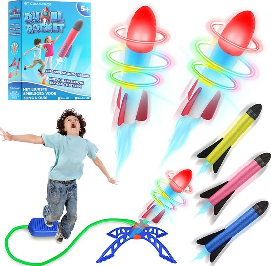 GT Stamp Rocket buitenspeelgoed voor kinderen - 3 raketten Zomer... | bol.com