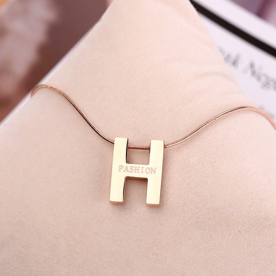 Fashion jewelry|Dames Ketting|Valentijns cadeau| gift|verrassing|Letter H