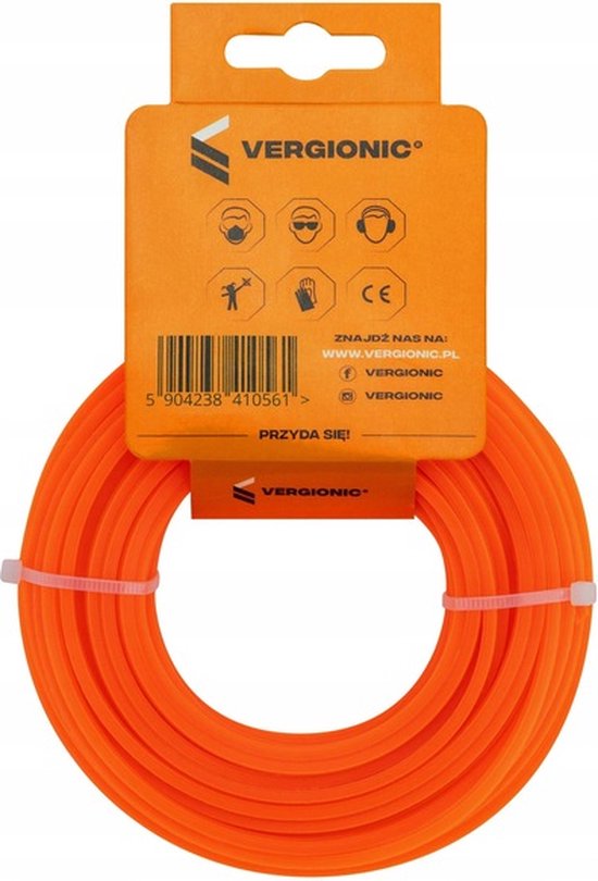 Bosmaaierdraad - Grastrimmerdraad - Snijdraad - 15 Meter - Oranje - 3.0 mm - Vierkant - Extra Stevig - Draadspoel - Zonder Bosmaaier - Trimmerdraad - Trimdraad - Kantenmaaier - Maaidraad van Bosma — afbeelding 4