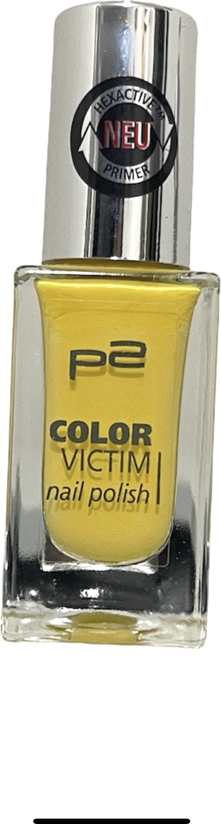 P2 Cosmetics EU Color Victim Nagellak 347 Shine On 8ml Geel/yellow