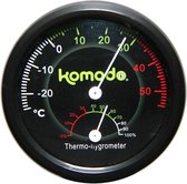 Komodo Thermometer/Hygrometer Analoog - 8 x 8 x 2 cm