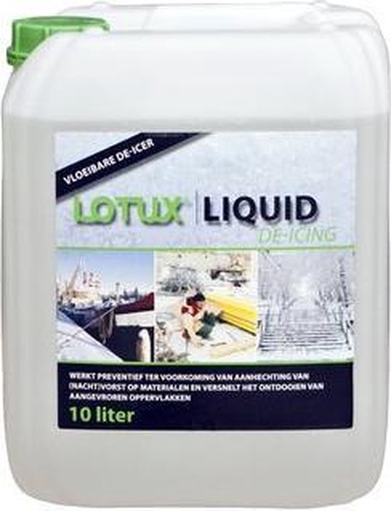 Liquid deicing jerrycan 10 liter