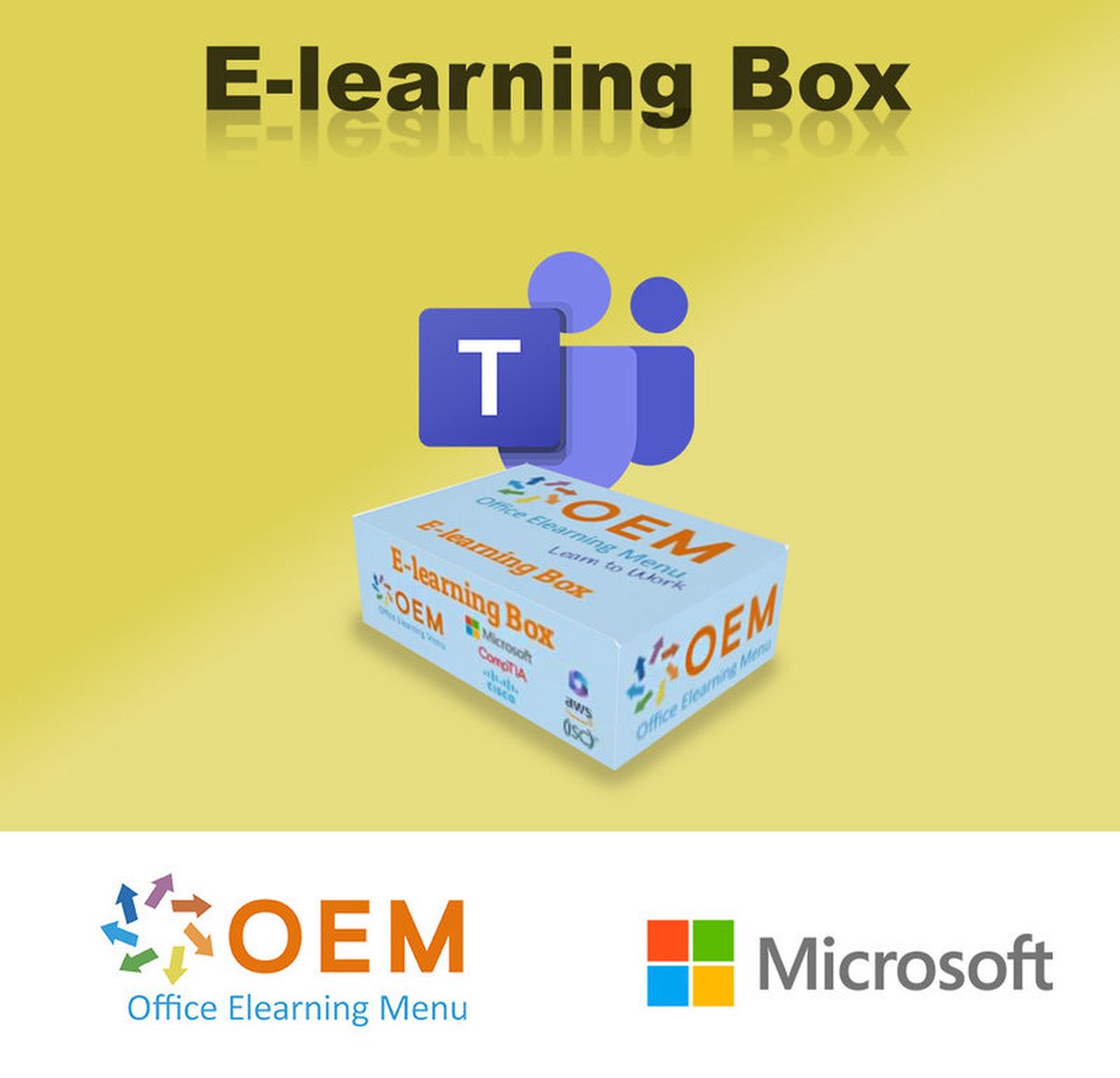 Microsoft Teams 365 E-Learning Training Cursus Box - OEM Office ELearning Menu