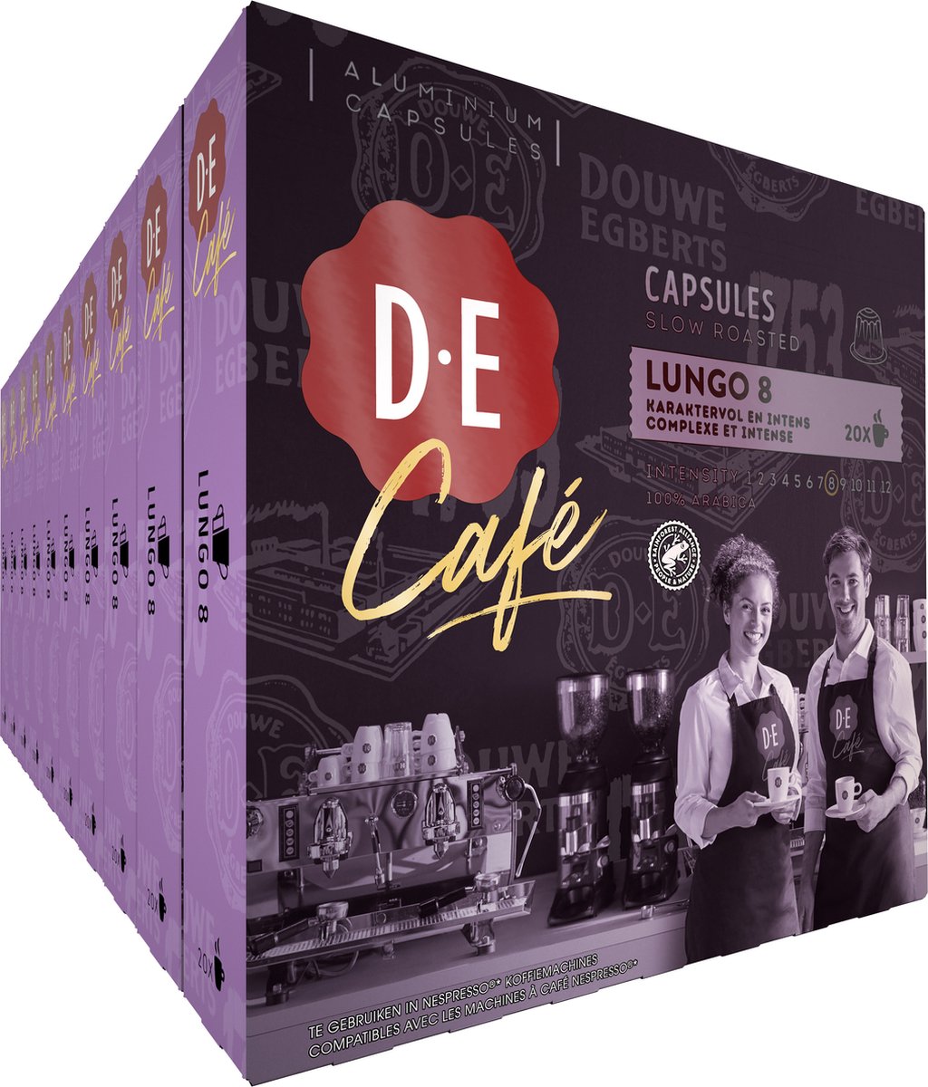 Douwe Egberts capsules de café L'Or, Intensity 6, Lungo Elegante, paquet de  20 capsules bij VindiQ Office