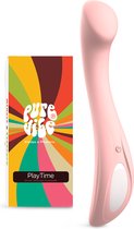 PureVibe® PlayTime Luxe G-Spot Stimulator - Vibrator - Vibrators voor Vrouwen - Fluisterstil & Discreet - Erotiek Sex Toys voor koppels - Vibromasseur Stimulator Homme & Femme - Roze