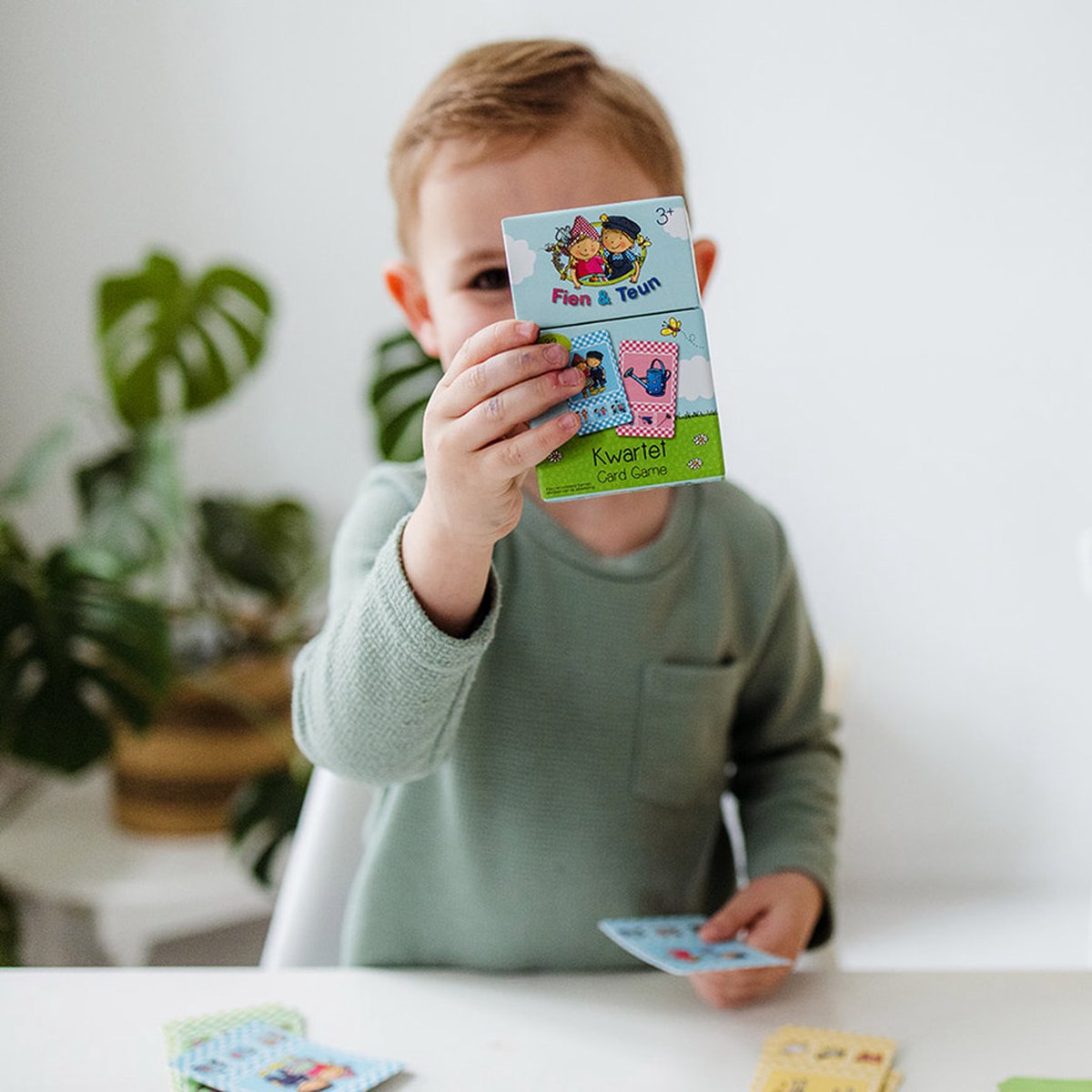 Fien & Teun kwartet - boerderij thema, educatief spel cadeautip - 32 kaarten, 8 kwartetten - vanaf 3 jaar - Bambolino Toys — afbeelding 12