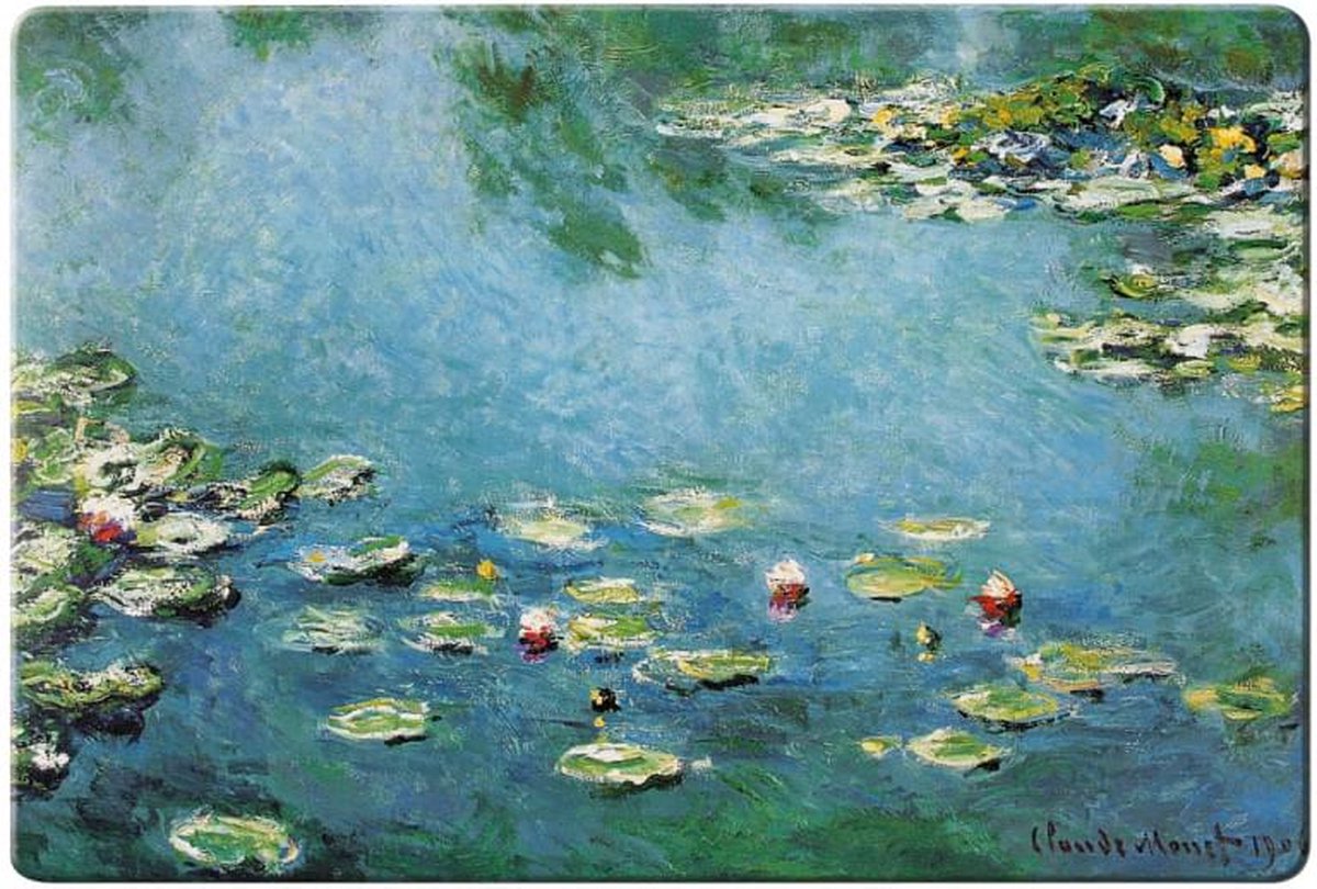 4 stuks - Placemat: Water lilies, Claude Monet