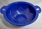 Vergiet - Kobaltblauw - 26 cm - Kunststof - Vaatwasser bestendig - Keukengerei - Koken - Keukentool
