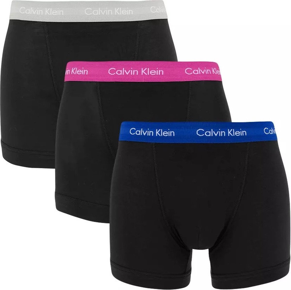 Calvin Klein - Heren Onderbroeken 3-Pack Boxers - Zwart - Maat L | bol.com