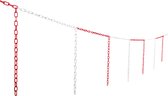 Kettingbarrière met verticale kettingen - kunststof - 5 meter