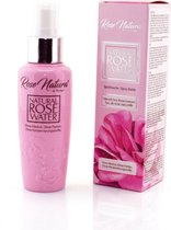 Eau de rose bio et pure 110 ml lotion nettoyante soin de l'acné nettoyant peau et visage rafraîchissant démaquillant calmant et revitalisant vaporisateur d'eau de rose 100% naturelle