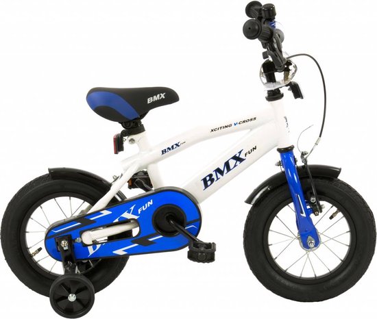 2Cycle BMX Kinderfiets - 12 inch - Wit - Jongensfiets | bol.com