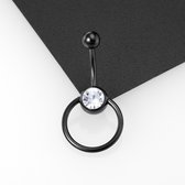 Chirurgisch Stalen Ring Piercing - Diameter 8.5 mm - Dikte 1.2mm - Ringetje geschikt voor Helix, Tragus, Septum, intiem goud