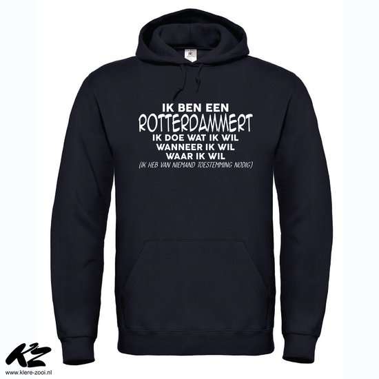 Klere-Zooi - Ik Ben Een Rotterdammer - Hoodie - 4XL