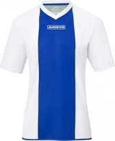 Masita | Sportshirt Amsterdam T-Shirt Dames & Heren Korte Mouw - WHITE/ROYAL BLU - 128