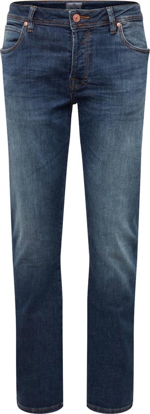LTB Jeans Roden Heren Straight Jean - Donkerblauw - Lane Wash