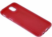 Rood Glitter TPU Hoesje Samsung Galaxy J3 (2017)