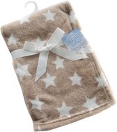 Soft Touch Babydeken Sterren Fleece 75 X 100 Cm Bruin