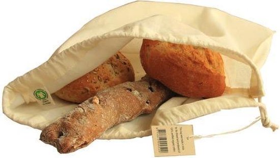 Sac à pain 100% coton - Moyen (Bio)