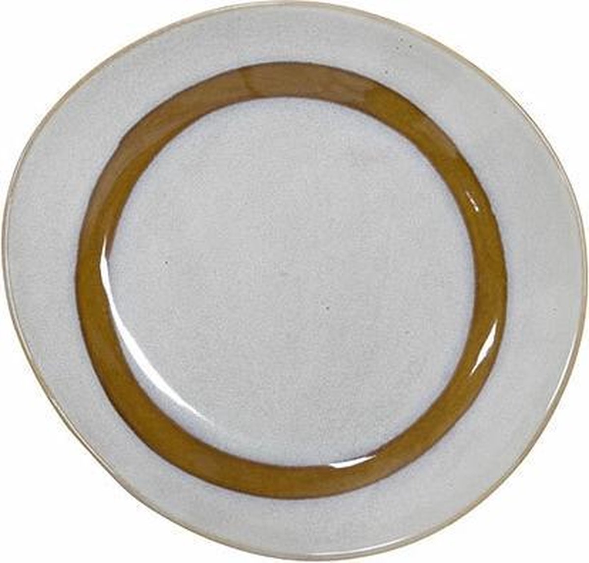 HKliving - Ceramic 70's - Side plate Snow - Ø 22 cm - 4 stuks | bol.com