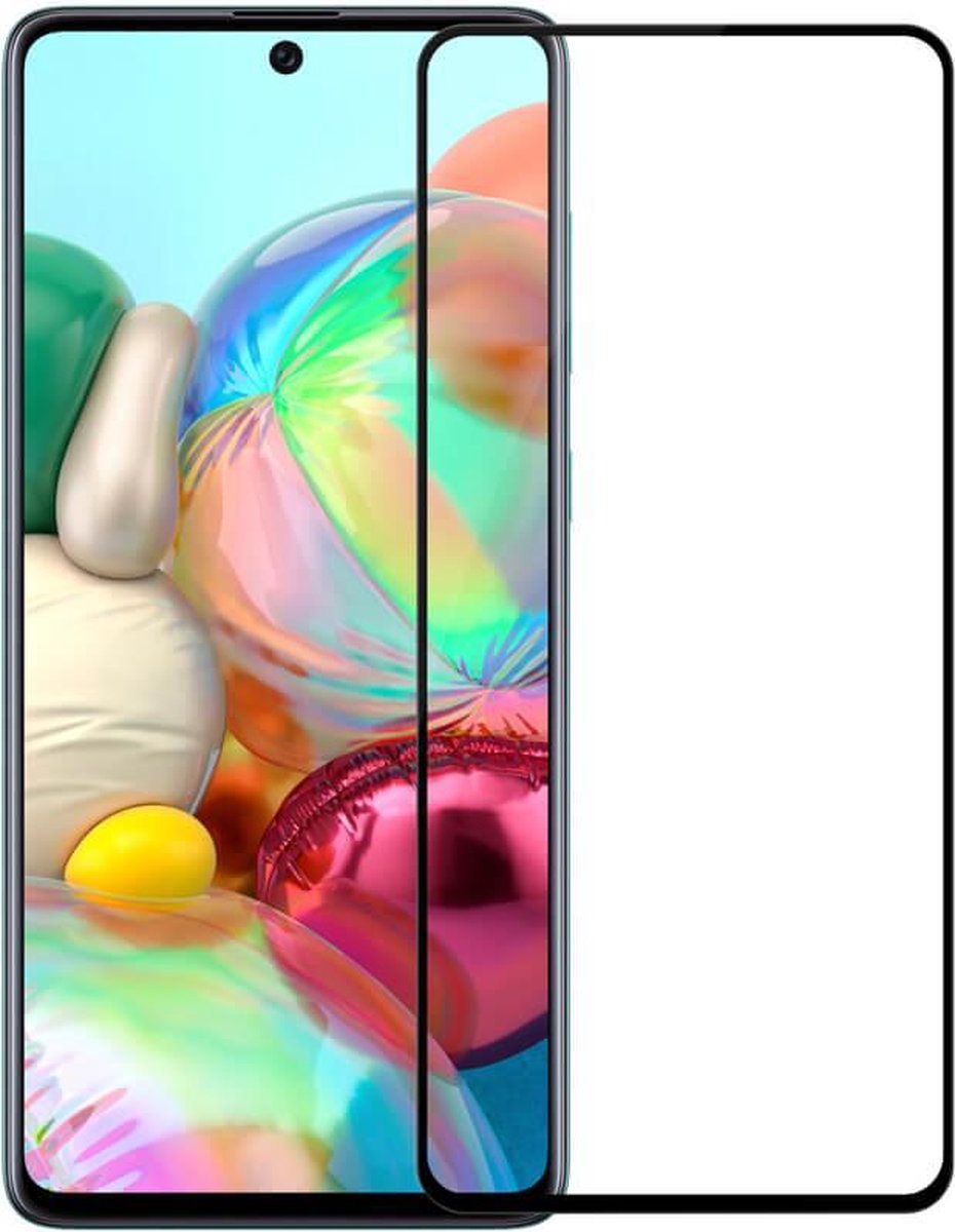 Samsung Galaxy A51 Full Cover Screenprotector 5D Tempered Glass - Case Friendly