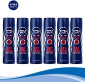 Nivea Men Dry Impact Deodorant Spray 6x150 ml - Voordeelpakket