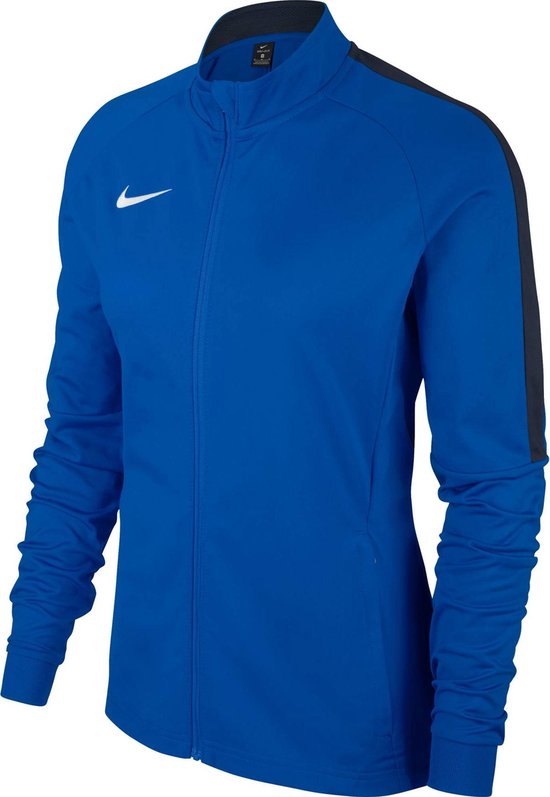 Nike Dry Academy 18 Trainingsjas Dames Sportvest - Maat XS - Vrouwen -  blauw | bol.com