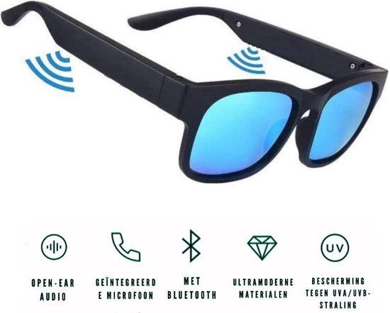 Lunettes de soleil SOSI avec haut-parleur Bluetooth - Lunettes audio  intelligentes -... | bol.com