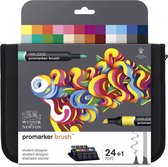 Winsor & Newton promarker brush™ Student designer 24+1 set