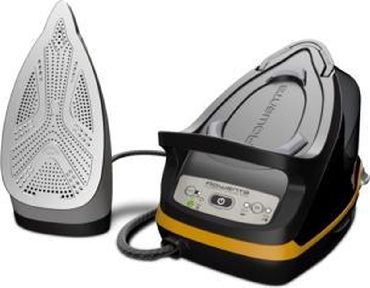 Rowenta DG7644 2200 W 1,1 l Microsteam 400 HD Laser-zoolplaat Zwart, Goud — afbeelding 2