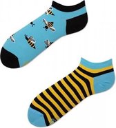 Toffe Sokken - Gekke Sokken - Leuke Sokken - Bee Bee - LAAG - Maat: 43 t/m 46