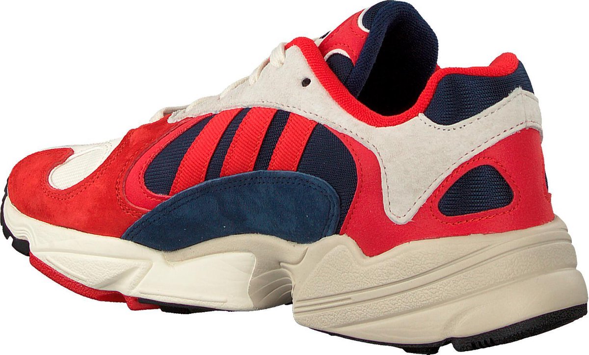 Adidas Heren Lage sneakers Yung-1 - Rood - Maat 41⅓ | bol.com