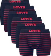 Levi Vintage Stripe YD (6-pack) Onderbroek - Maat S  - Mannen - donker blauw/rood