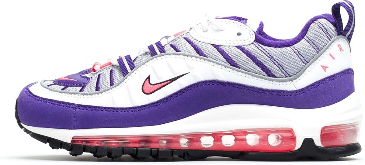 Nike Air Max 98 Sneakers - Maat 36.5 - Vrouwen - paars/wit/roze | bol.com