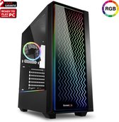 ScreenON - Mid-Range Desktop Game PC [AMD Ryzen 5 3600, Geforce GTX 1050 Ti 4GB, 16GB RAM, 480GB SSD] Windows 10 Gaming Computer