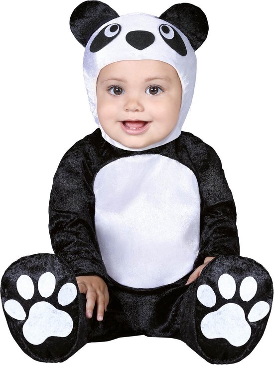 FIESTAS GUIRCA, S.L. - Kleine panda kostuum voor baby's - 80/86 (6-12 maanden) - Kinderkostuums