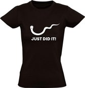 Just did it dames t-shirt | zwanger | cadeau | grappig | maat XXL