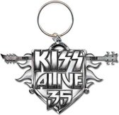 Kiss Sleutelhanger Alive 35 Tour Zilverkleurig