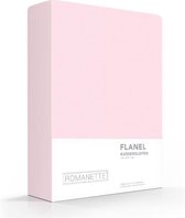 Romanette Flanel rose Flanel, 100 % katoen Kussensloop 65x65