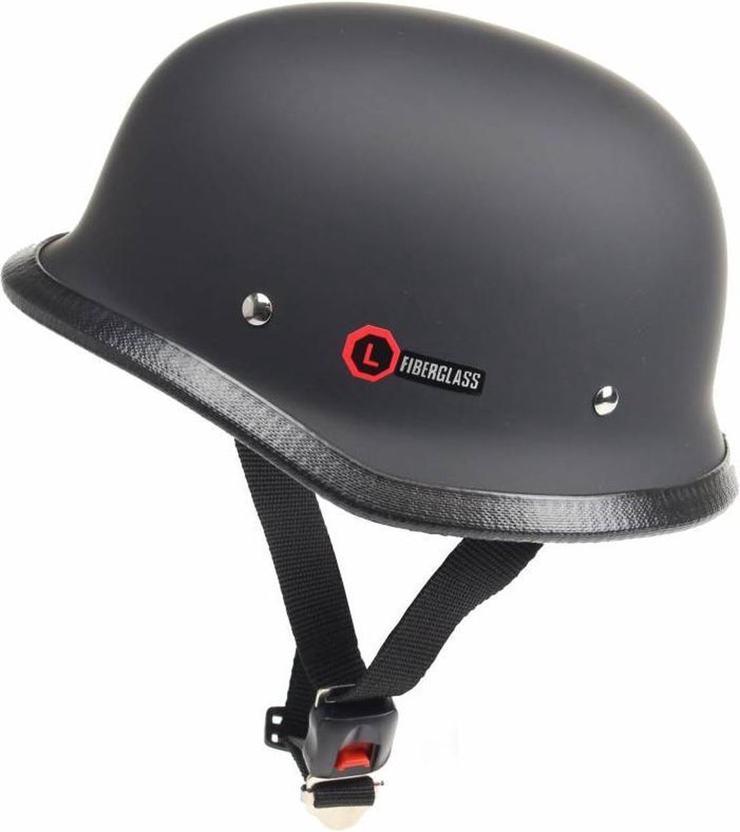 Oordeel Echt niet Weggooien Redbike RK-300 Duitse helm mat zwart | maat XXL | bol.com