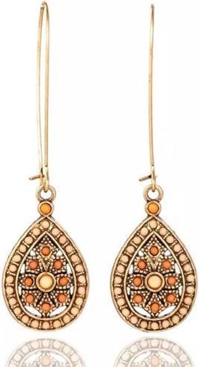 Jomide Oorhangers Vintage Boho - Oranje