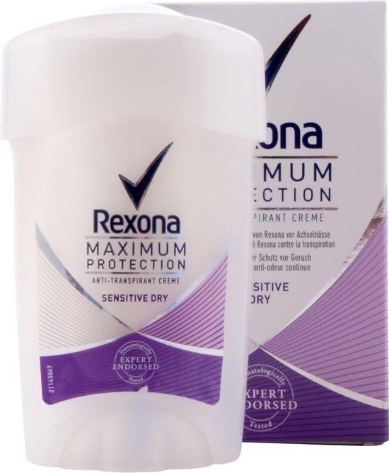 bol.com | 6x Rexona Deostick Creme – Maximum Protection Sensitive Dry